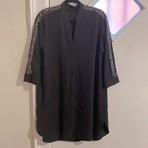 Dark slate navy dress